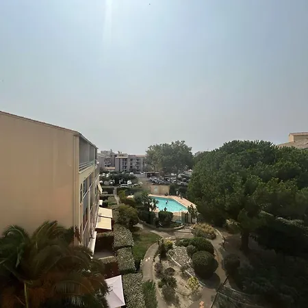 아파트 Appt T3 Avec Piscine Proche Au Cap D'agde - Fr-1-249-465 *