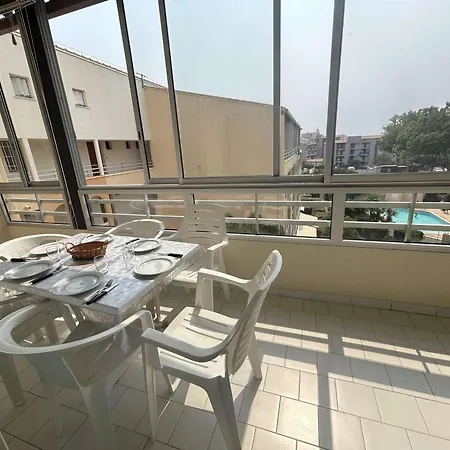 Appt T3 Avec Piscine Proche Au Cap D'agde - Fr-1-249-465 아그